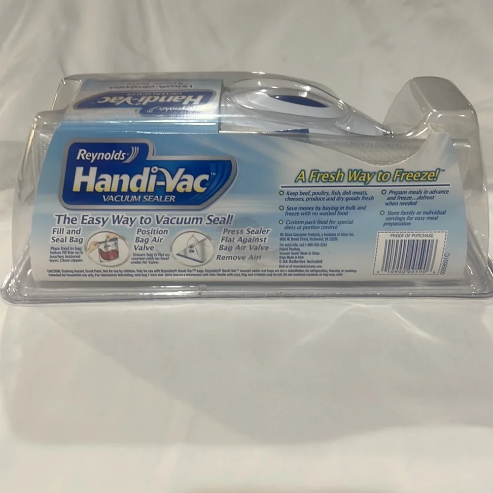 Reynolds’s Handi-Vac Vacum Sealer starter Kit Brand‎ New